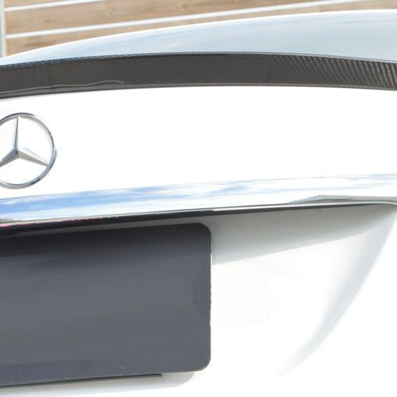 A Style Carbon Fibre Boot Spoiler for Mercedes Benz W205 C Class 15-21