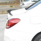 A Style Carbon Fibre Boot Spoiler for Mercedes Benz W205 C Class 15-21