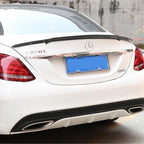 Brabus Style Carbon Fibre Boot Spoiler for Mercedes Benz W205 C Class 15-21