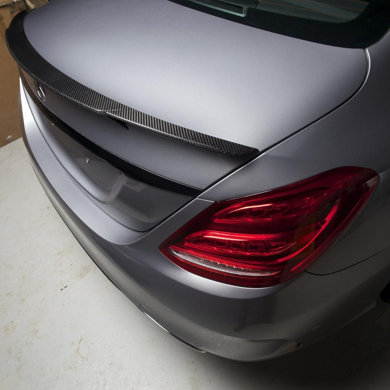 Brabus Style Carbon Fibre Boot Spoiler for Mercedes Benz W205 C Class 15-21