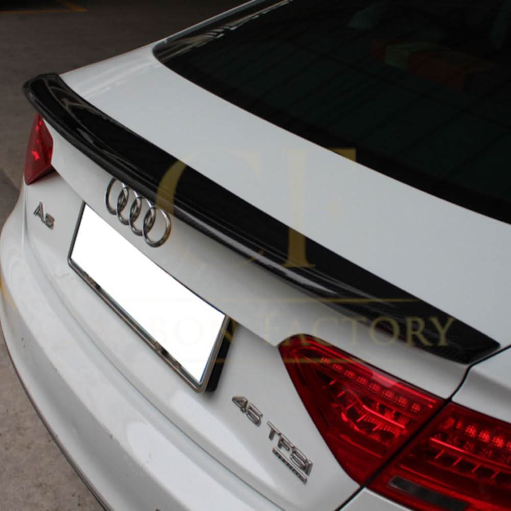 C Style Carbon Fibre Boot Spoiler for Audi B8 B8.5 A5 (Non S Line) 07-16