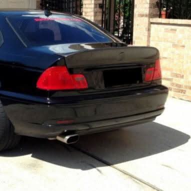 CS Style Carbon Fibre Boot Spoiler for BMW E46 3 Series 96-05