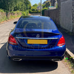PSM Style Carbon Fibre Boot Spoiler for Mercedes Benz W205 C Class 15-21