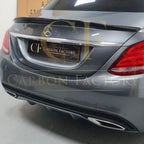 PSM Style Carbon Fibre Boot Spoiler for Mercedes Benz W205 C Class 15-21
