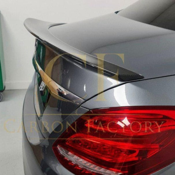 PSM Style Carbon Fibre Boot Spoiler for Mercedes Benz W205 C Class 15-21