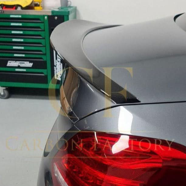 PSM Style Carbon Fibre Boot Spoiler for Mercedes Benz W205 C Class 15-21