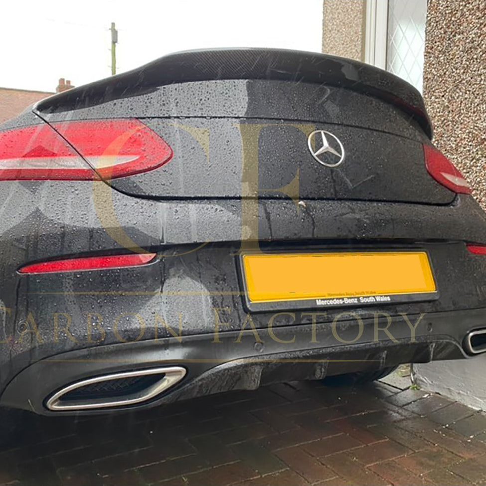 PSM Style Carbon Fibre Boot Spoiler for Mercedes Benz W205 C Class 15-21
