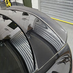 V Style Carbon Fibre Boot Spoiler for Mercedes Benz W204 C Class 07-14