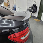 V Style Carbon Fibre Boot Spoiler for Mercedes Benz W204 C Class 07-14
