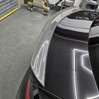 V Style Carbon Fibre Boot Spoiler for Mercedes Benz W204 C Class 07-14