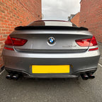 V Style Carbon Fibre Boot Spoiler for BMW 6 Series F06 F12 F13 inc M6 11-18