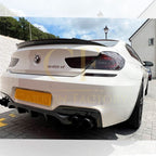 V Style Carbon Fibre Boot Spoiler for BMW 6 Series F06 F12 F13 inc M6 11-18