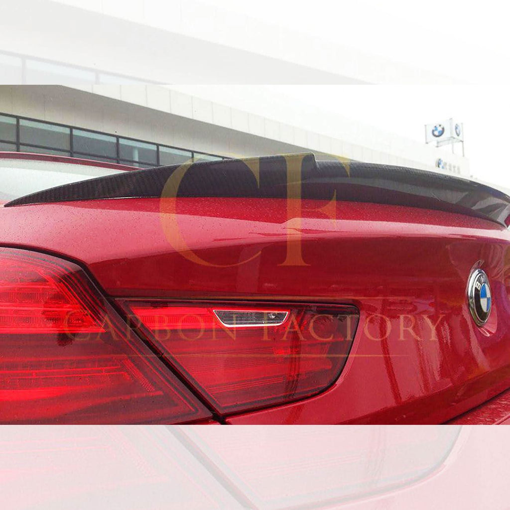 V Style Carbon Fibre Boot Spoiler for BMW 6 Series F06 F12 F13 inc M6 11-18