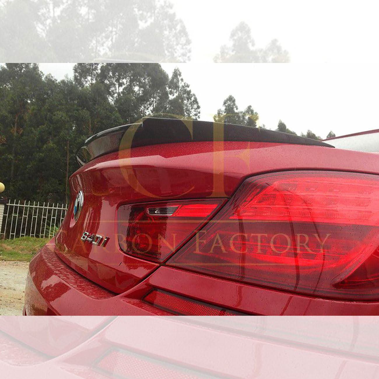 V Style Carbon Fibre Boot Spoiler for BMW 6 Series F06 F12 F13 inc M6 11-18