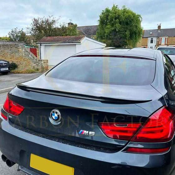 V Style Carbon Fibre Boot Spoiler for BMW 6 Series F06 F12 F13 inc M6 11-18