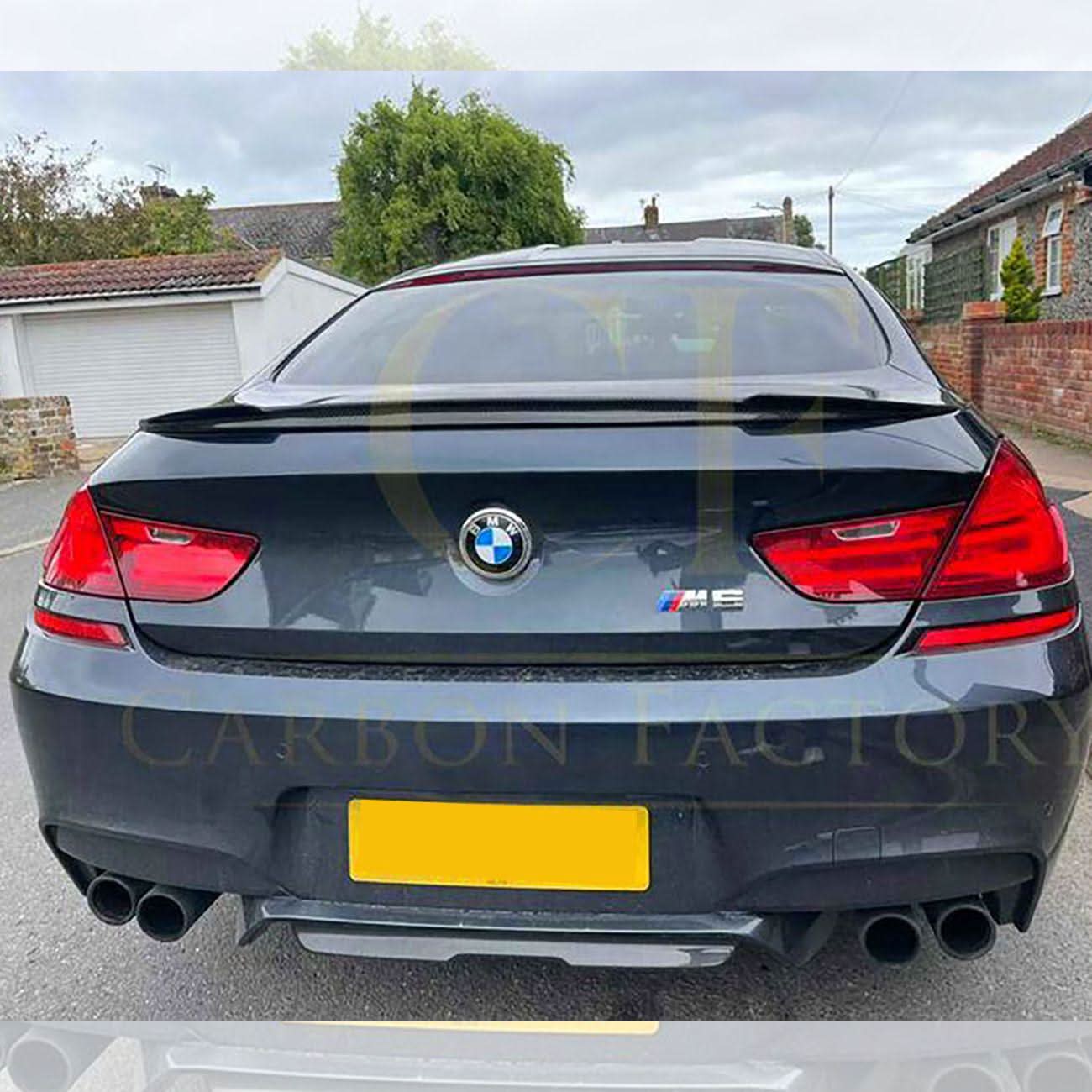 V Style Carbon Fibre Boot Spoiler for BMW 6 Series F06 F12 F13 inc M6 11-18