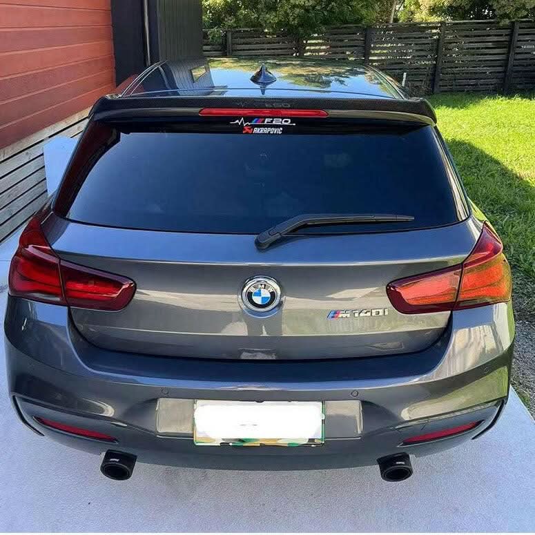 3D Style Carbon Fibre Roof Spoiler for BMW 1 Series F20 F21 11-19