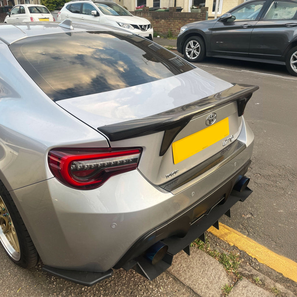 AB Style Carbon Fibre Boot Spoiler for Toyota GT86 12-20
