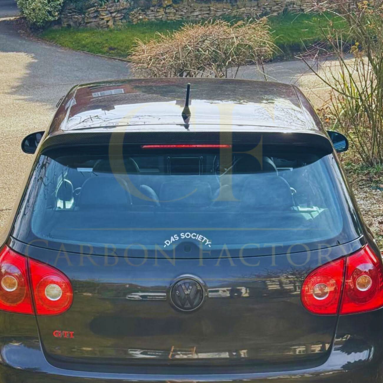 AB Style Carbon Fibre Roof Spoiler for VW Golf MK5 R32 GTI 04-09