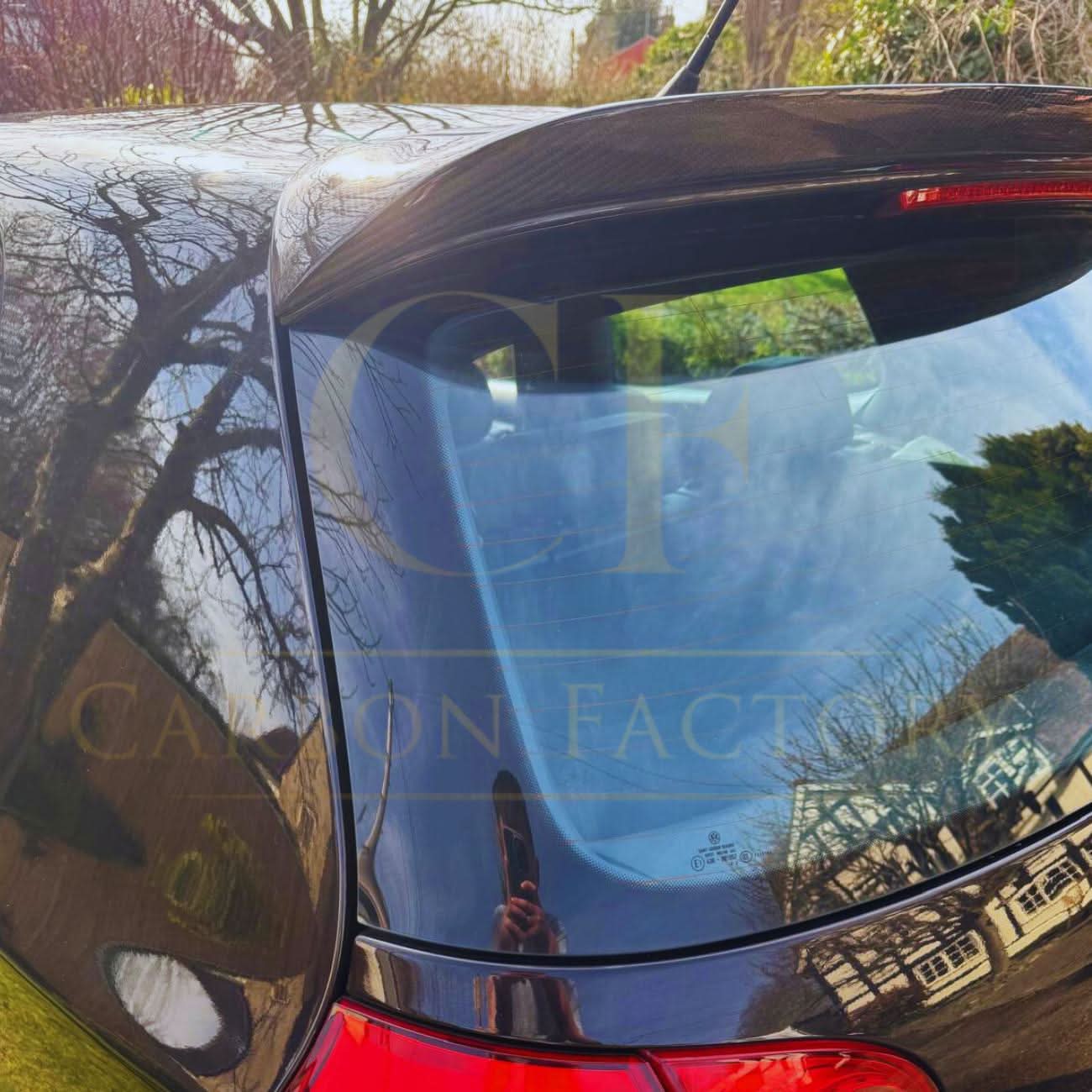 AB Style Carbon Fibre Roof Spoiler for VW Golf MK5 R32 GTI 04-09