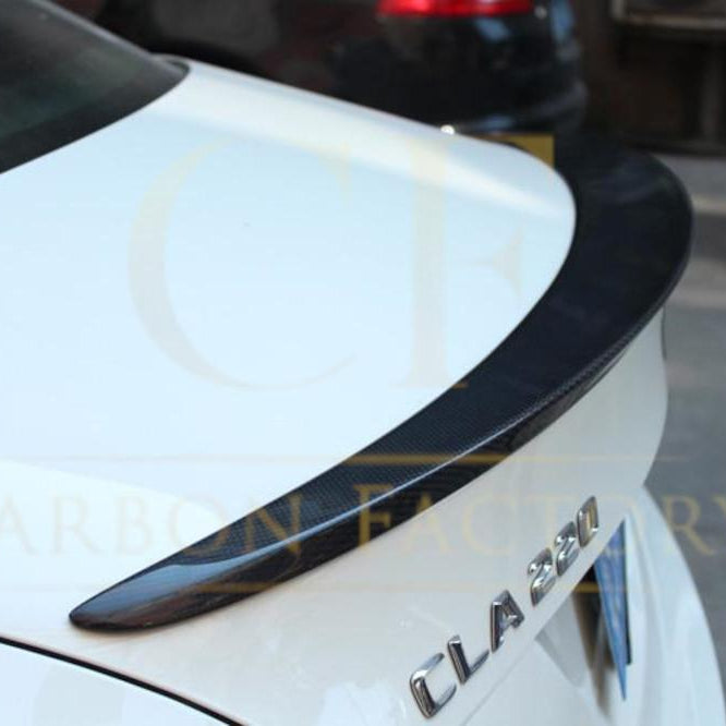 A Style Carbon Fibre Boot Spoiler for Mercedes Benz W117 CLA 13-19