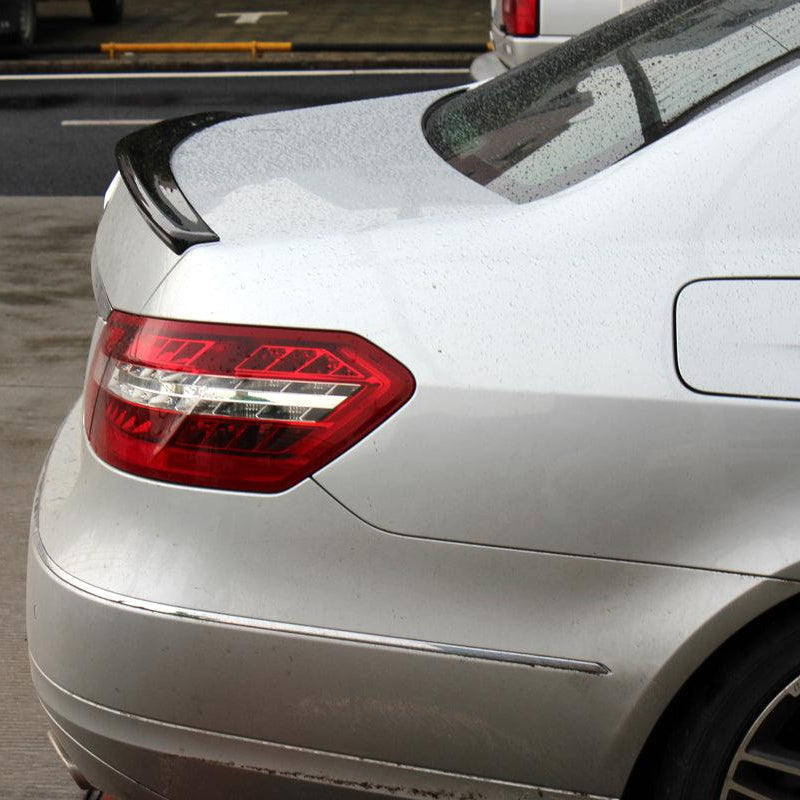 A Style Carbon Fibre Boot Spoiler for Mercedes Benz W212 E Class Saloon 10-17