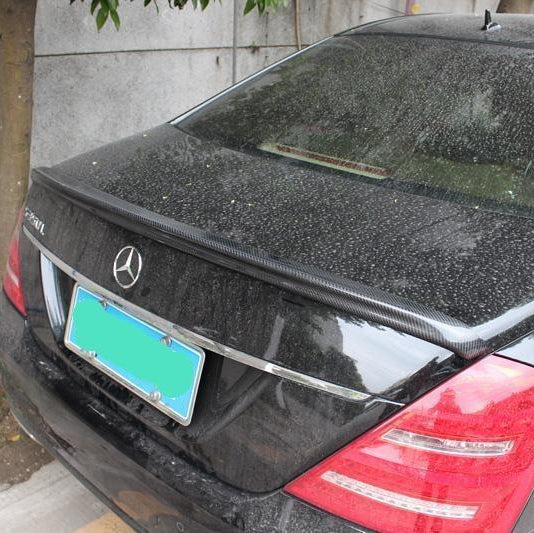 A Style Carbon Fibre Boot Spoiler for Mercedes Benz W221 S Class 06-13