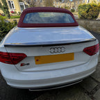B Style Carbon Fibre Boot Spoiler for Audi B8 B8.5 A5 S5 Convertible 07-16