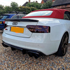 B Style Carbon Fibre Boot Spoiler for Audi B8 B8.5 A5 S5 Convertible 07-16