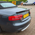 B Style Carbon Fibre Boot Spoiler for Audi B8 B8.5 A5 S5 Convertible 07-16
