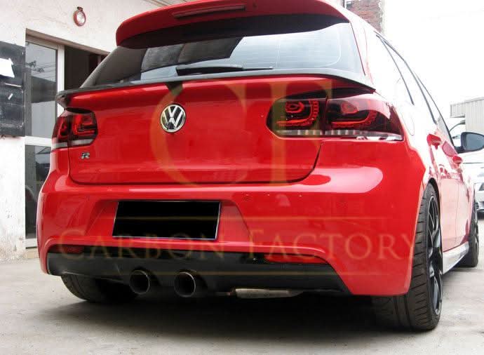 Carbon Fibre Mid Spoiler for VW Golf MK6 GTI R20 08-13