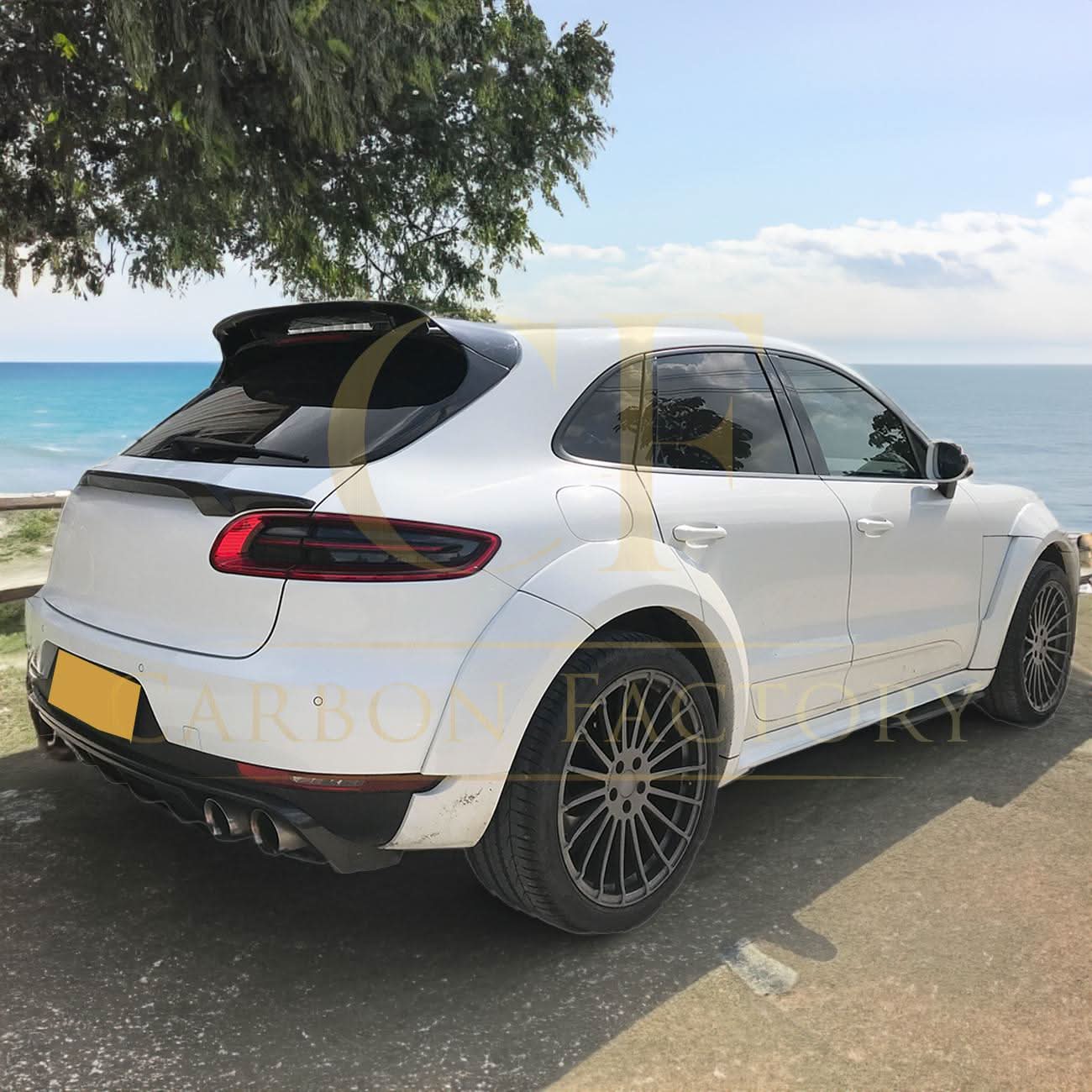Carbon Fibre Roof Spoiler for Porsche Macan 14-20