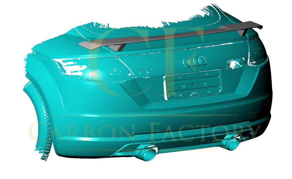 CF Style Carbon Fibre Boot Spoiler for Audi 8S TT TTS MK3 15-20