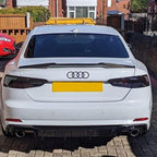 CF Style Carbon Fibre Boot Spoiler for Audi B9 A5 S5 RS5 2 Door 17-24