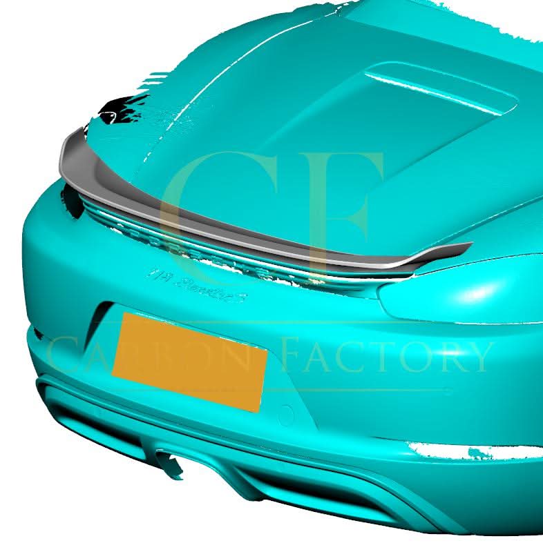 CF Style Carbon Fibre Spoiler for Porsche Boxster 718 16-21