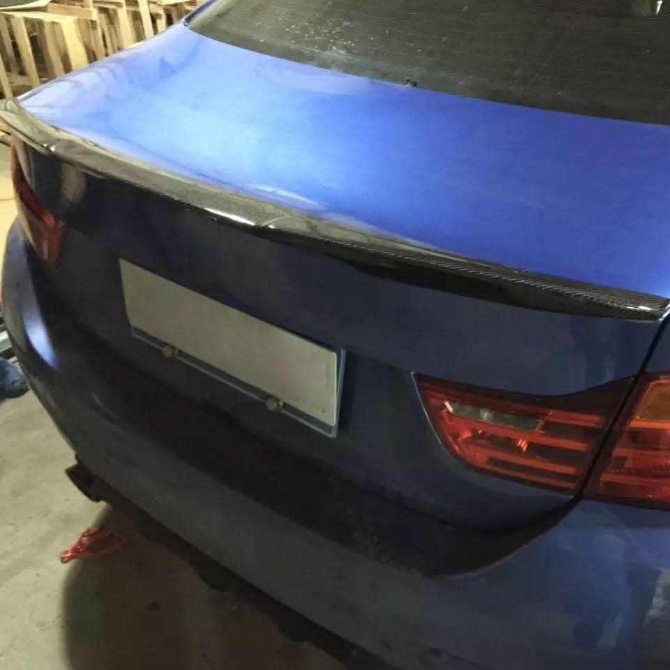 CS Style Carbon Fibre Boot Spoiler for BMW 4 Series F32 Coupe 14-20