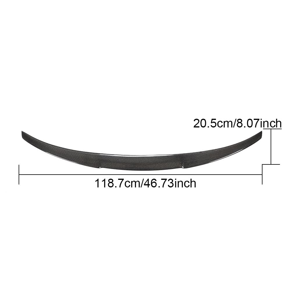 CS Style Carbon Fibre Boot Spoiler for BMW 4 Series F32 Coupe 14-20