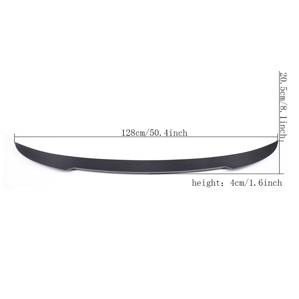 CS Style Carbon Fibre Boot Spoiler for BMW 4 Series F33 Convertible inc F83 M4 14-20
