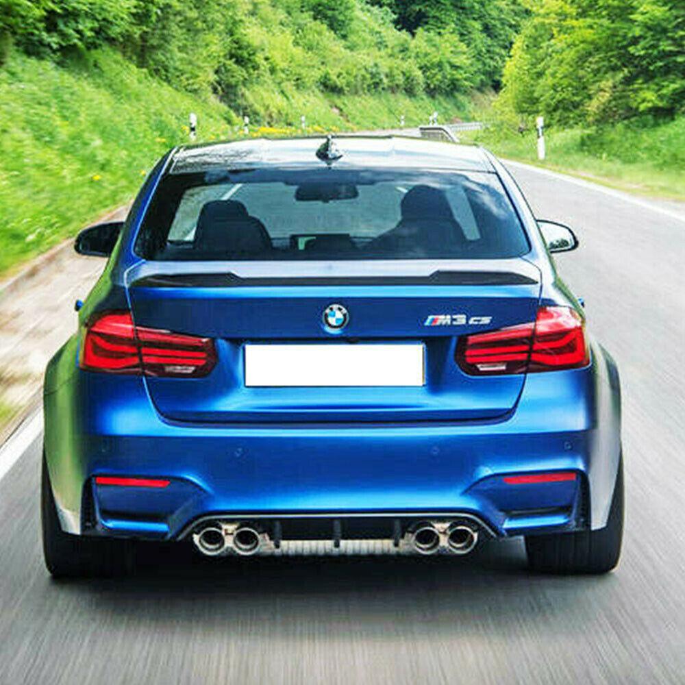 CS Style Pre-Preg Carbon Fibre Boot Spoiler for BMW 3 Series F30 F80 Saloon inc M3 13-18