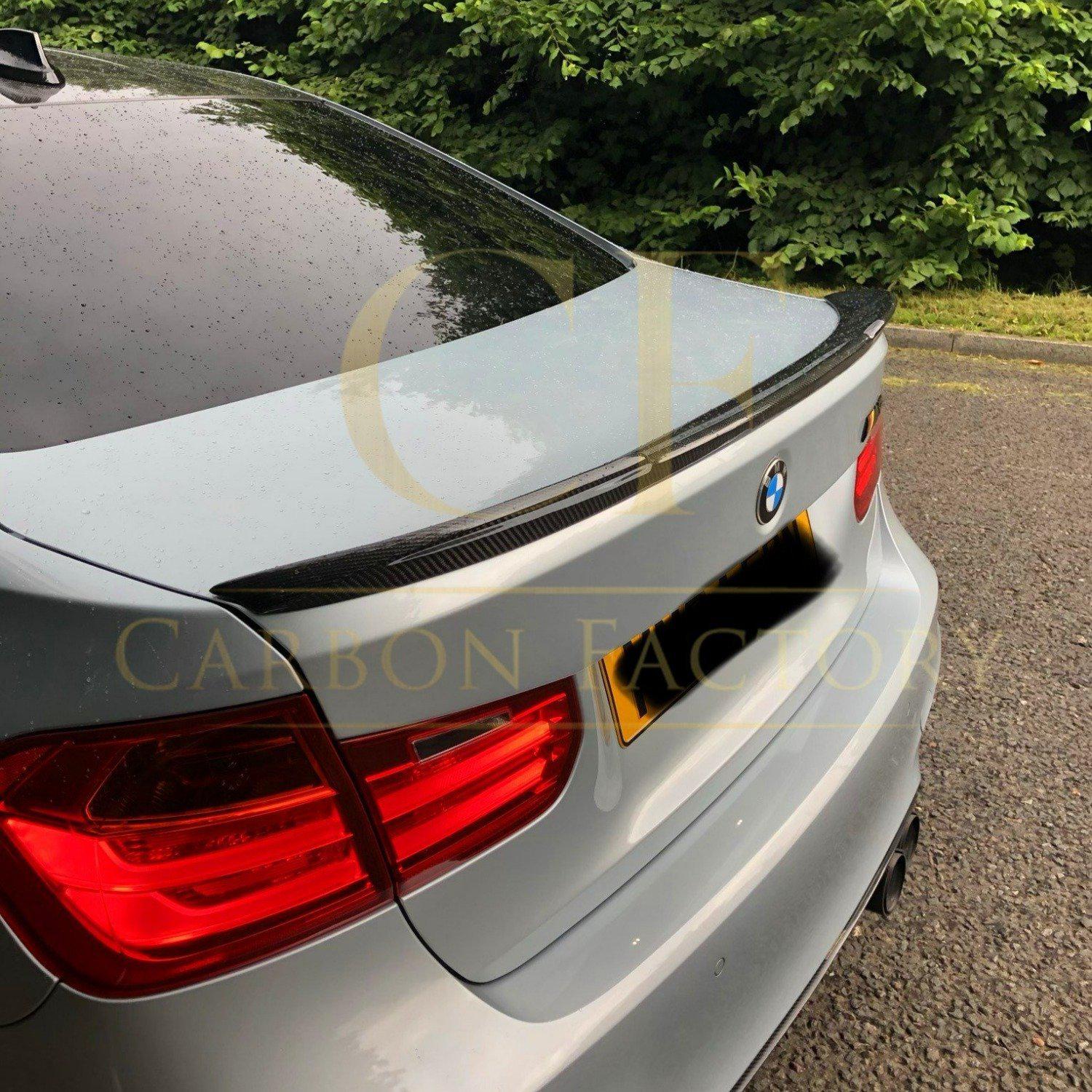 CS Style Pre-Preg Carbon Fibre Boot Spoiler for BMW 3 Series F30 F80 Saloon inc M3 13-18