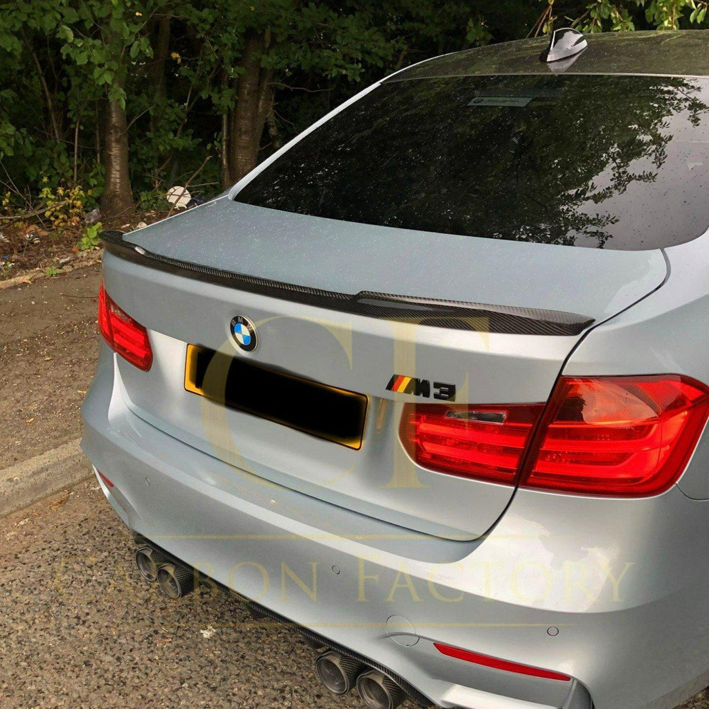 CS Style Pre-Preg Carbon Fibre Boot Spoiler for BMW 3 Series F30 F80 Saloon inc M3 13-18