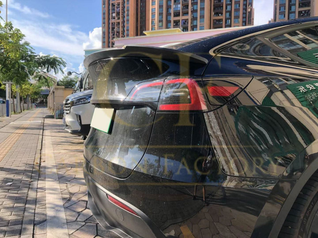 CS Style Pre-Preg Carbon Fibre Rear Spoiler for Tesla Model Y 19-23