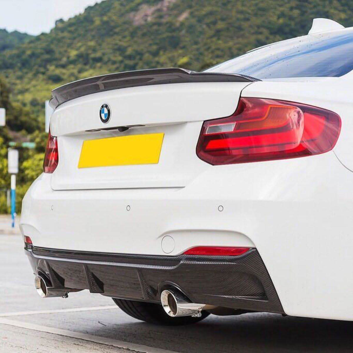 Exotics Style Carbon Fibre Boot Spoiler for BMW 2 Series F22 F87 M2 13-21