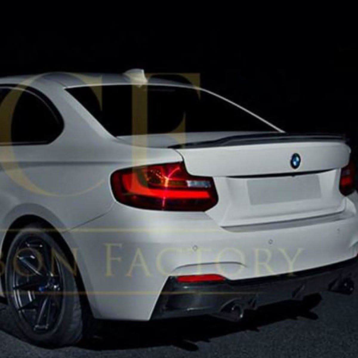 Exotics Style Carbon Fibre Boot Spoiler for BMW 2 Series F22 F87 M2 13-21