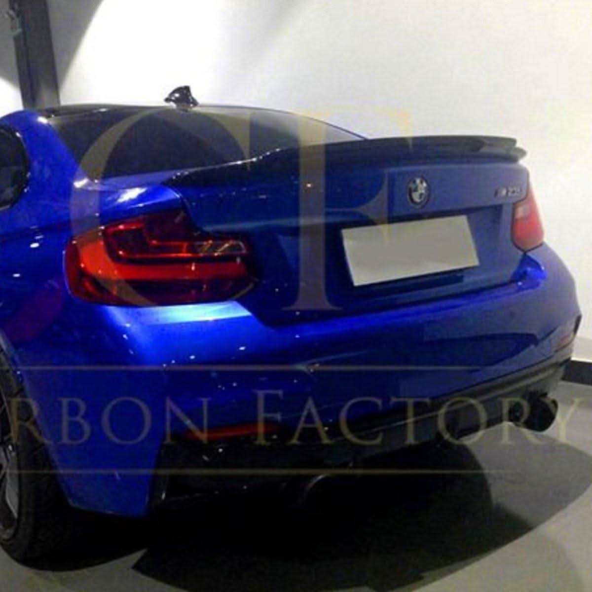 Exotics Style Carbon Fibre Boot Spoiler for BMW 2 Series F22 F87 M2 13-21