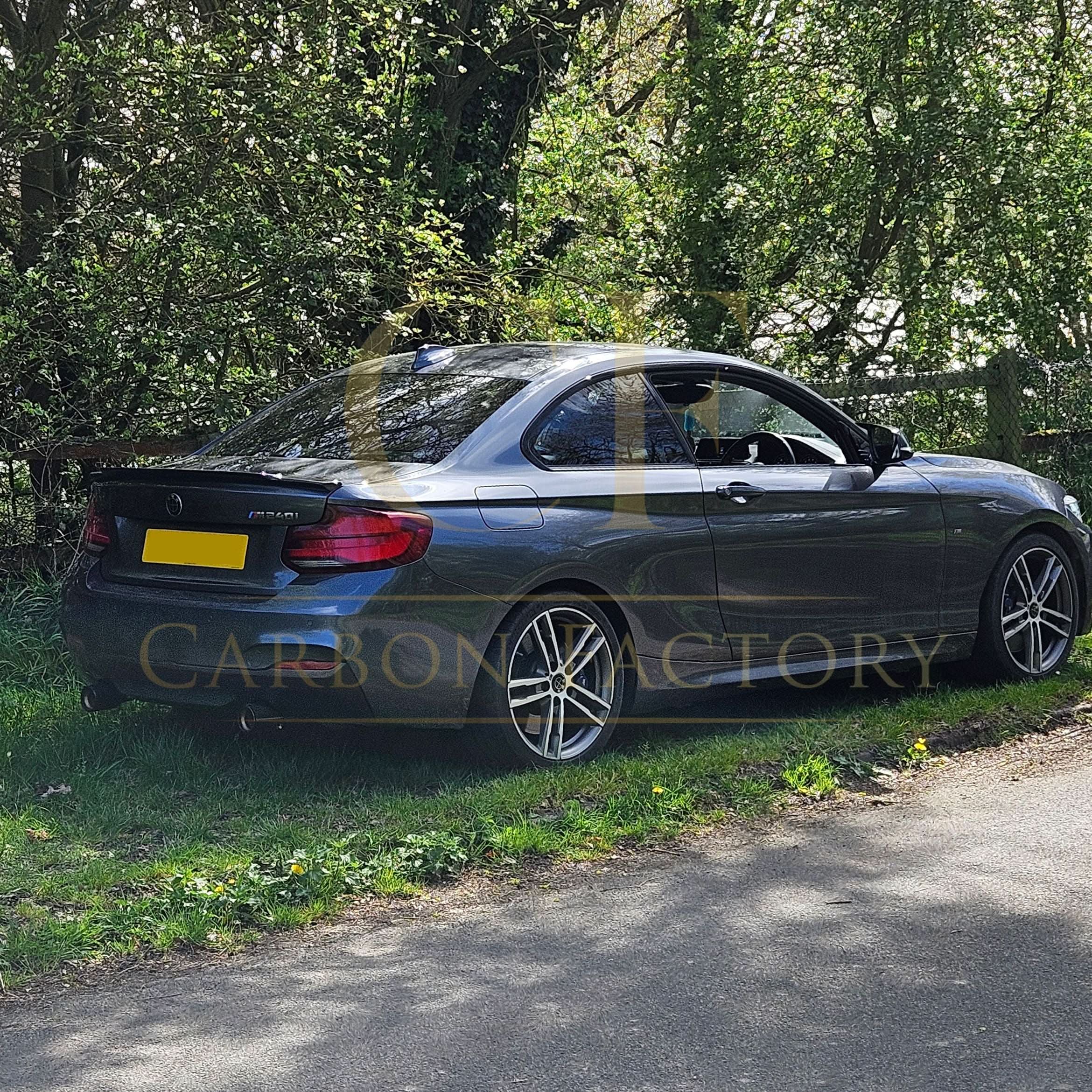 Exotics Style Carbon Fibre Boot Spoiler for BMW 2 Series F22 F87 M2 13-21