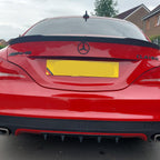 FD Style Carbon Fibre Boot Spoiler for Mercedes Benz W117 CLA 13-19