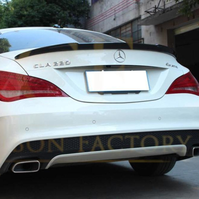 FD Style Carbon Fibre Boot Spoiler for Mercedes Benz W117 CLA 13-19