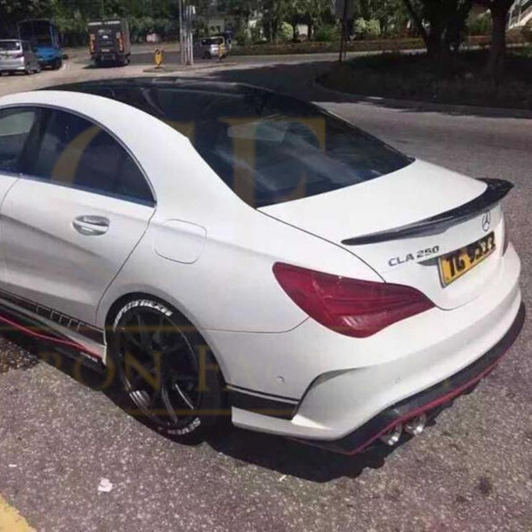 FD Style Carbon Fibre Boot Spoiler for Mercedes Benz W117 CLA 13-19