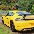 GT Style Carbon Fibre Spoiler for Porsche Cayman 718 16-25